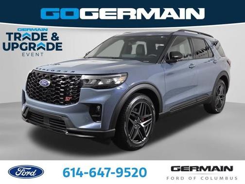Vapor Blue 2025 Ford Explorer ST