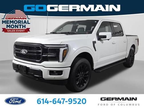 Space White Metallic 2025 Ford F-150 LARIAT