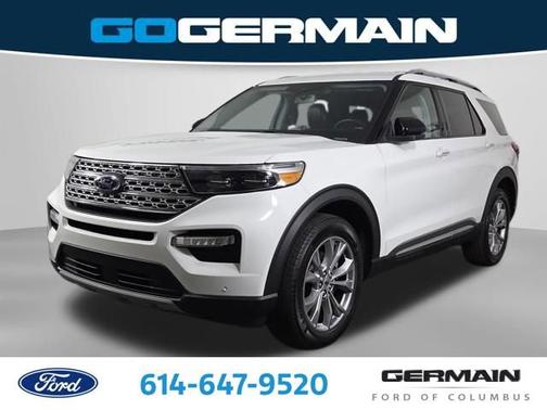 White Metallic 2023 Ford Explorer Limited
