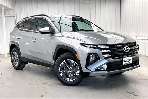 Silver 2025 Hyundai TUCSON Hybrid Blue