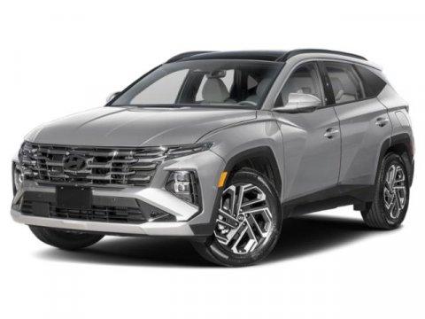 White 2025 Hyundai TUCSON Hybrid Limited