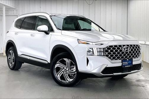 White 2023 Hyundai SANTA FE SEL