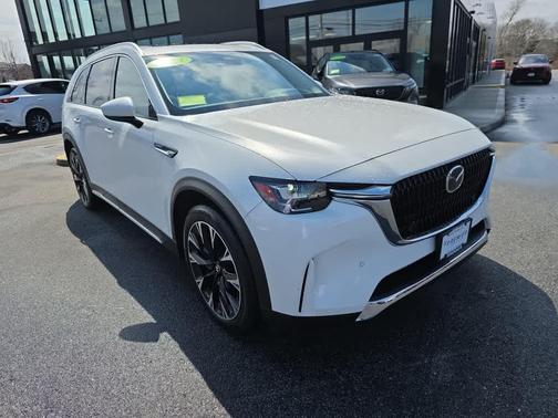 Rhodium White Premium 2024 Mazda CX-90 PHEV Premium