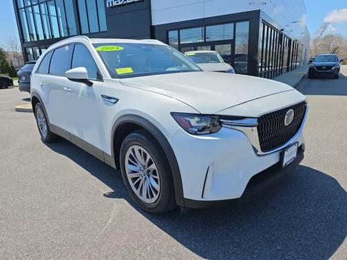 Rhodium White Premium 2024 Mazda CX-90 PHEV Preferred