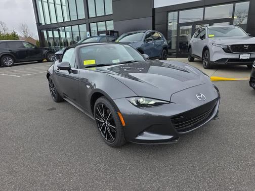 Machine Gray Metallic 2026 Mazda MX-5 Miata Grand Touring