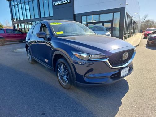 Deep Crystal Blue Mica 2021 Mazda CX-5 Touring