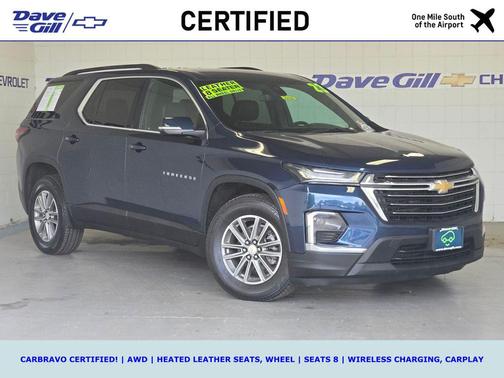 Northsky Blue Metallic 2023 Chevrolet Traverse LT Leather