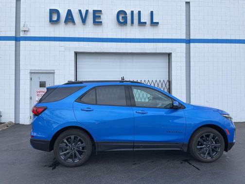 Riptide Blue Metallic 2024 Chevrolet Equinox FWD RS