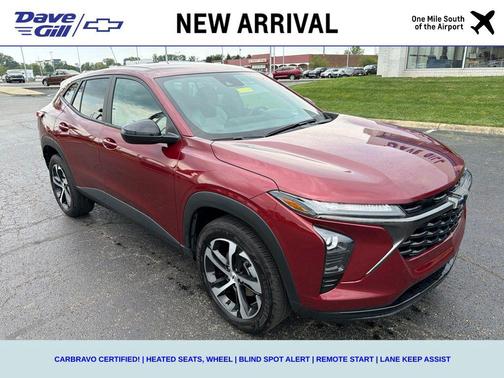 Crimson Metallic 2024 Chevrolet Trax FWD 1RS