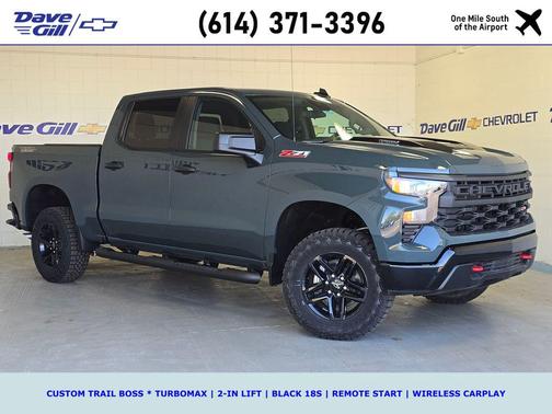 Cypress Gray 2026 Chevrolet Silverado 1500 Custom Trail Boss