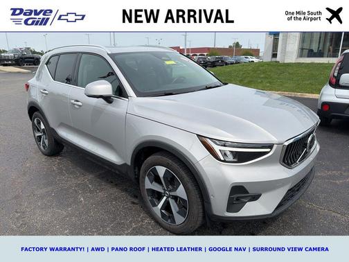Silver 2025 Volvo XC40 B5 Plus Bright Theme