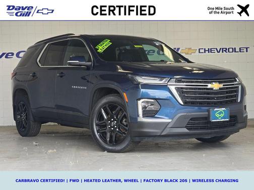 Northsky Blue Metallic 2023 Chevrolet Traverse LT Leather