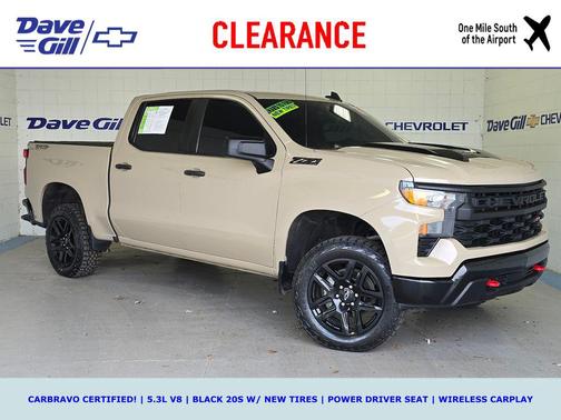 Sand Dune Metallic 2023 Chevrolet Silverado 1500 Custom Trail Boss
