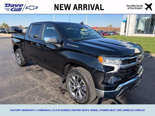 Black 2024 Chevrolet Silverado 1500 LT
