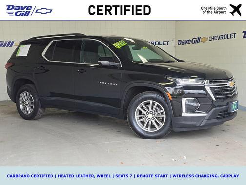 Mosaic Black Metallic 2023 Chevrolet Traverse LT Leather