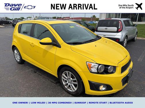 Bright Yellow 2016 Chevrolet Sonic LT