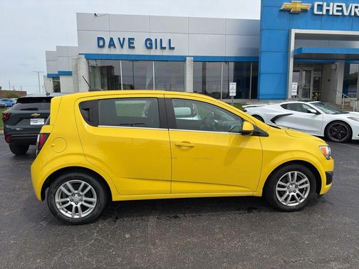 Bright Yellow 2016 Chevrolet Sonic LT