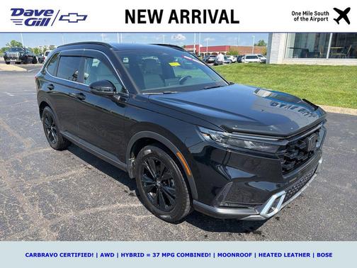 Crystal Black Pearl 2023 Honda CR-V Hybrid Sport Touring AWD