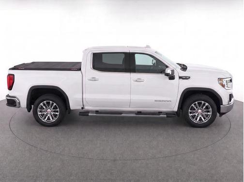 White Frost Tri-Coat 2020 GMC Sierra 1500 SLT