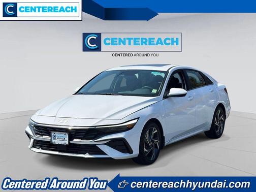 White 2024 Hyundai ELANTRA SEL