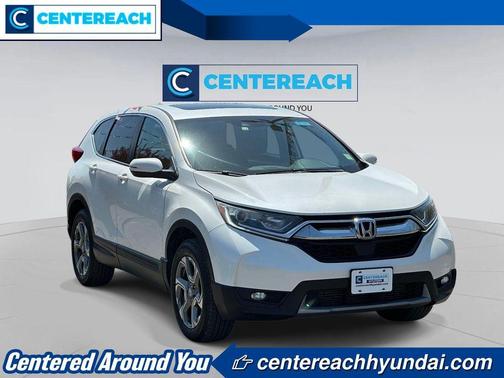 White 2018 Honda CR-V EX