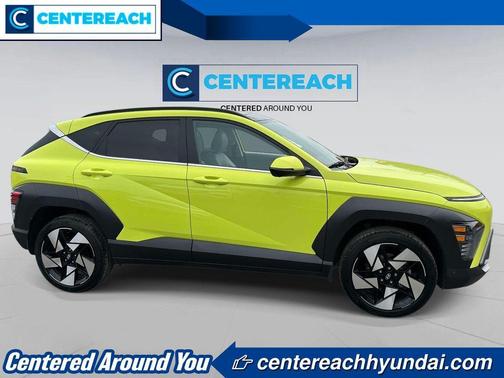 Yellow 2024 Hyundai KONA Limited