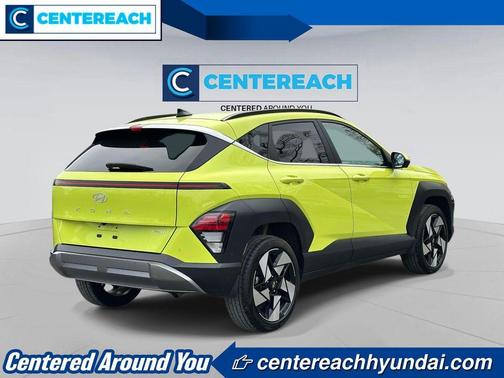 Yellow 2024 Hyundai KONA Limited
