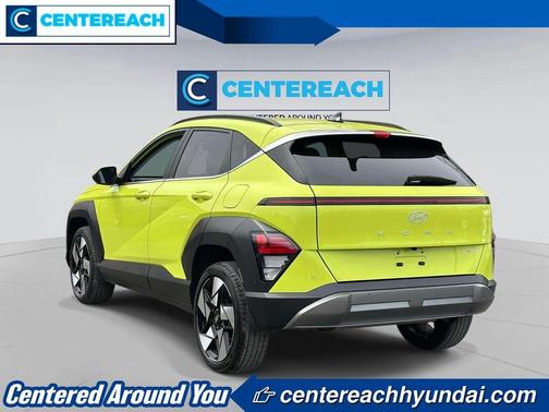 Yellow 2024 Hyundai KONA Limited