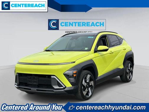 Yellow 2024 Hyundai KONA Limited