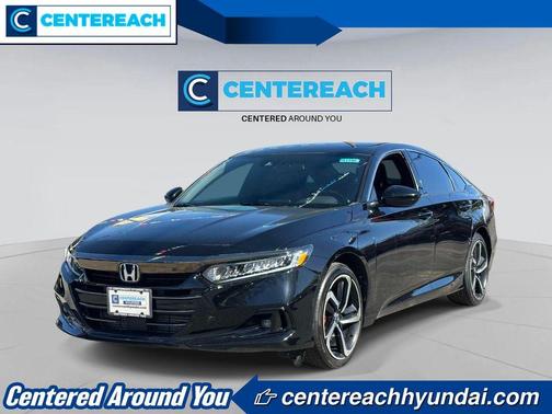 Crystal Black Pearl 2022 Honda Accord Sport 1.5T
