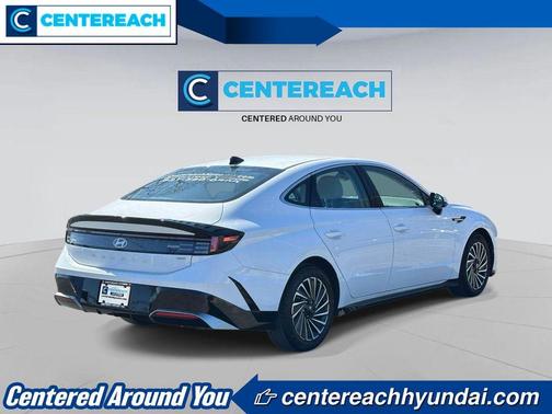 White 2024 Hyundai SONATA Hybrid SEL
