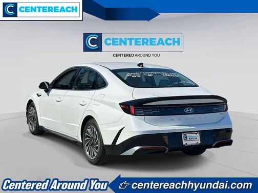 White 2024 Hyundai SONATA Hybrid SEL