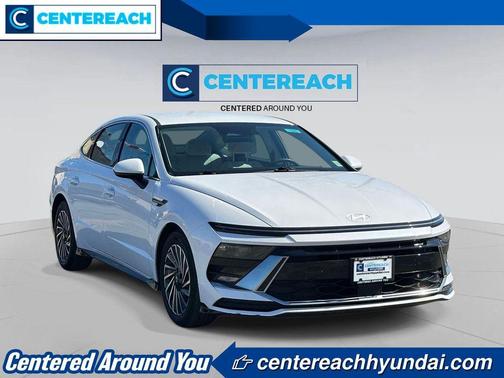 White 2024 Hyundai SONATA Hybrid SEL
