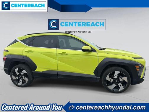 Yellow 2024 Hyundai KONA Limited