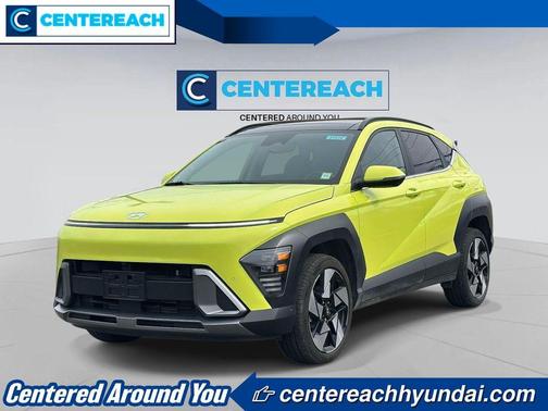 Yellow 2024 Hyundai KONA Limited
