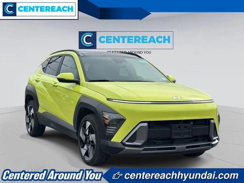 Yellow 2024 Hyundai KONA Limited