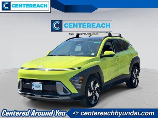 Yellow 2024 Hyundai KONA Limited