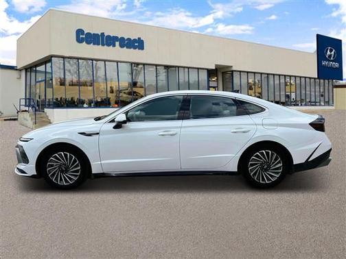 White 2024 Hyundai SONATA Hybrid SEL