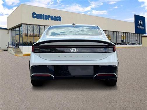 White 2024 Hyundai SONATA Hybrid SEL