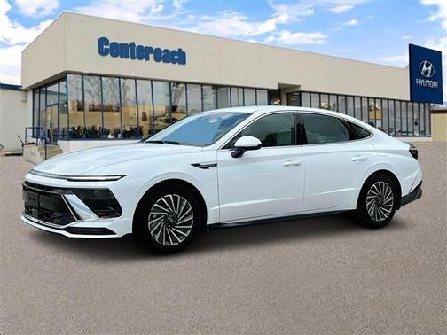 White 2024 Hyundai SONATA Hybrid SEL