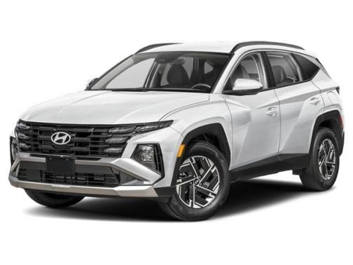 White Pearl 2026 Hyundai TUCSON Hybrid Blue SE