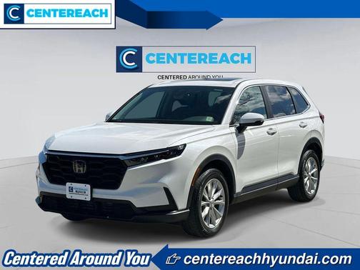 Platinum White 2024 Honda CR-V EX