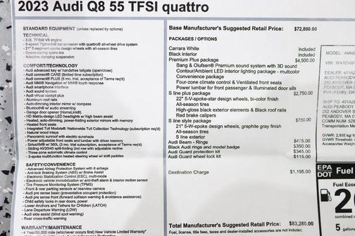 2023 Audi Q8 55 Premium Plus