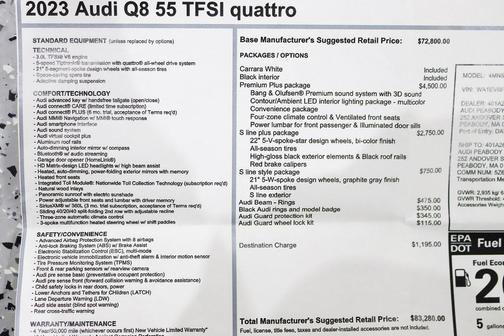 2023 Audi Q8 55 Premium Plus