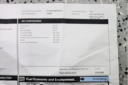 2021 Tesla Model S Plaid
