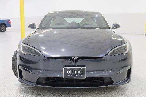 Stealth Gray 2025 Tesla Model S Plaid