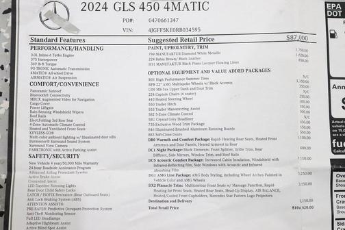 2024 Mercedes-Benz GLS 450 4MATIC