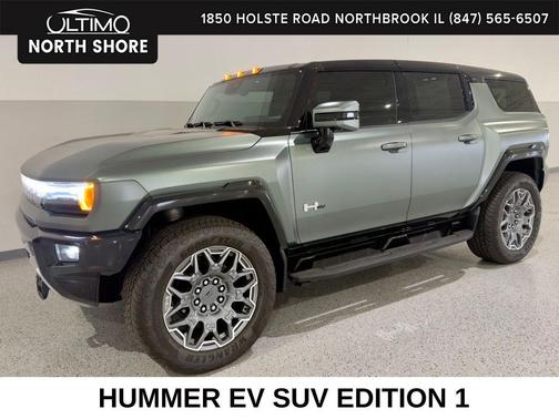 Moonshot Green Matte 2024 GMC HUMMER EV SUV 3X