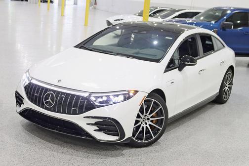 MANUFAKTUR Diamond White Metallic 2023 Mercedes-Benz AMG EQS Base