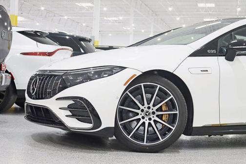 MANUFAKTUR Diamond White Metallic 2023 Mercedes-Benz AMG EQS Base